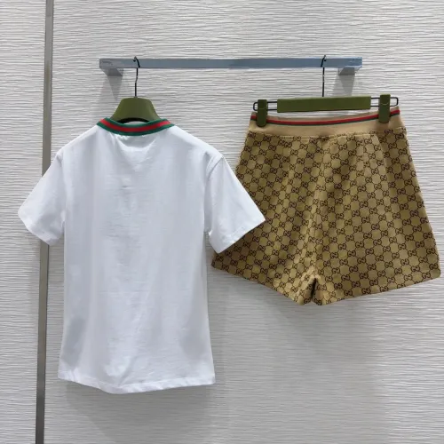 Replica Gucci Tracksuits Short Sleeved For Women #1417741 $98.00 USD for Wholesale
