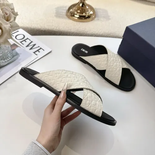 Replica Christian Dior Slippers For Men #1417772 $82.00 USD for Wholesale