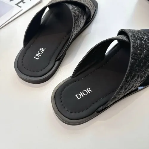 Replica Christian Dior Slippers For Men #1417774 $82.00 USD for Wholesale