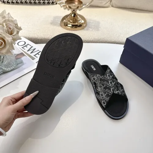 Replica Christian Dior Slippers For Men #1417776 $85.00 USD for Wholesale