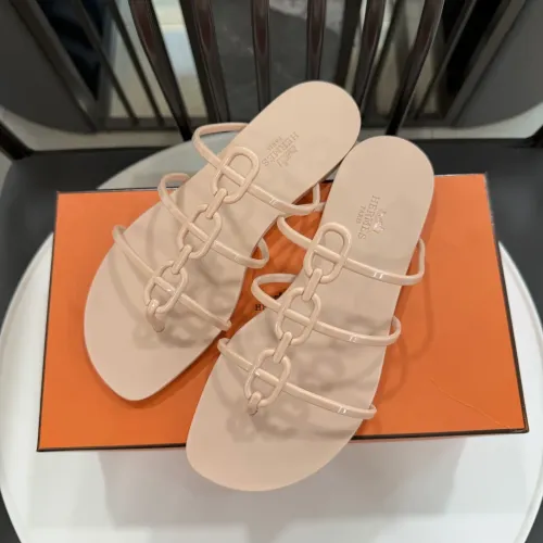 Replica Hermes Slippers For Women #1417796 $52.00 USD for Wholesale