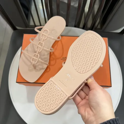 Replica Hermes Slippers For Women #1417796 $52.00 USD for Wholesale