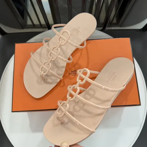 Replica Hermes Slippers For Women #1417796 $52.00 USD for Wholesale