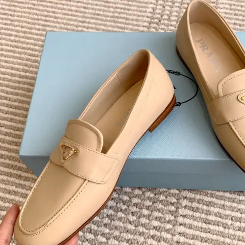 Prada Leather Shoes For Women #1417853 $105.00 USD, Wholesale Replica Prada Leather Shoes