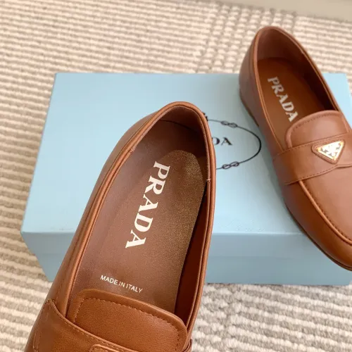 Replica Prada Leather Shoes For Men #1417856 $105.00 USD for Wholesale