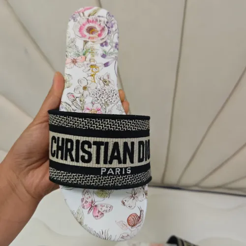 Replica Christian Dior Slippers For Women #1417980 $68.00 USD for Wholesale