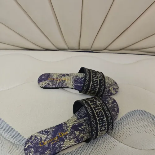 Replica Christian Dior Slippers For Women #1417985 $68.00 USD for Wholesale