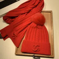 $64.00 USD Chanel Hat and Scarf Set #1407457