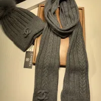 $64.00 USD Chanel Hat and Scarf Set #1407458