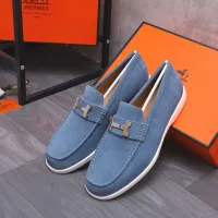 $102.00 USD Hermes Leather Shoes For Men #1407761