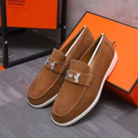 $102.00 USD Hermes Leather Shoes For Men #1407762