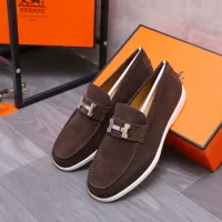 $102.00 USD Hermes Leather Shoes For Men #1407763