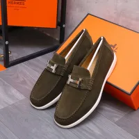 $102.00 USD Hermes Leather Shoes For Men #1407764