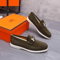 $102.00 USD Hermes Leather Shoes For Men #1407764
