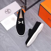 $102.00 USD Hermes Leather Shoes For Men #1407766