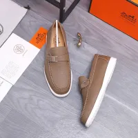 $102.00 USD Hermes Leather Shoes For Men #1407768