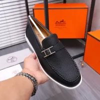 $102.00 USD Hermes Leather Shoes For Men #1407775