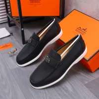 $102.00 USD Hermes Leather Shoes For Men #1407787