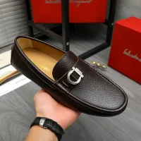 $82.00 USD Salvatore Ferragamo Leather Shoes For Men #1407790