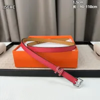 $52.00 USD Hermes AAA Quality Belts For Women #1407941