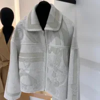 $393.39 USD Hermes Jackets Long Sleeved For Women #1408335