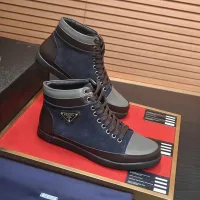 $92.00 USD Prada High Top Shoes For Men #1408514