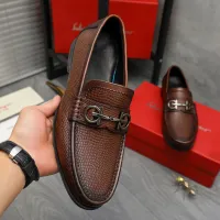 $85.00 USD Salvatore Ferragamo Leather Shoes For Men #1408683