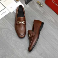 $85.00 USD Salvatore Ferragamo Leather Shoes For Men #1408687