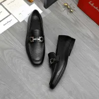 $85.00 USD Salvatore Ferragamo Leather Shoes For Men #1408688