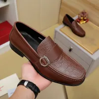 $88.00 USD Salvatore Ferragamo Leather Shoes For Men #1408689