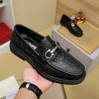 $88.00 USD Salvatore Ferragamo Leather Shoes For Men #1408691