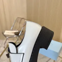 $100.00 USD Prada Leather Shoes For Women #1408699