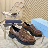 $105.00 USD Prada Leather Shoes For Men #1408700