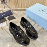 $100.00 USD Prada Leather Shoes For Women #1408705