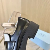 $100.00 USD Prada Leather Shoes For Women #1408707