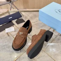 $100.00 USD Prada Leather Shoes For Women #1408711