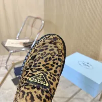 $100.00 USD Prada Leather Shoes For Women #1408713