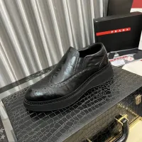 $115.00 USD Prada Leather Shoes For Men #1408768