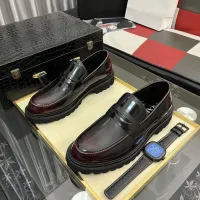 $115.00 USD Prada Leather Shoes For Men #1408769