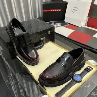 $115.00 USD Prada Leather Shoes For Men #1408769