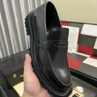 $115.00 USD Prada Leather Shoes For Men #1408770