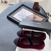 $102.00 USD Chanel Flat Shoes For Women #1408905