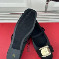 $102.00 USD Salvatore Ferragamo Flat Shoes For Women #1408912