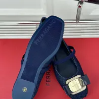 $102.00 USD Salvatore Ferragamo Flat Shoes For Women #1408913