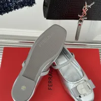 $102.00 USD Salvatore Ferragamo Flat Shoes For Women #1408914