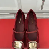 $105.00 USD Salvatore Ferragamo Flat Shoes For Women #1408917