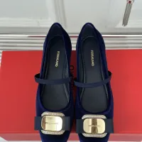 $105.00 USD Salvatore Ferragamo Flat Shoes For Women #1408918
