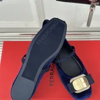 $105.00 USD Salvatore Ferragamo Flat Shoes For Women #1408918