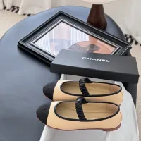 $102.00 USD Chanel Flat Shoes For Women #1408987