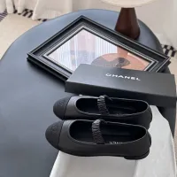 $102.00 USD Chanel Flat Shoes For Women #1408990